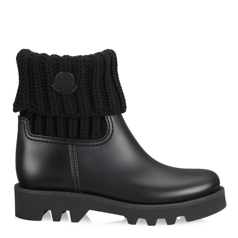 Moncler Black Winter & Rain Boots
